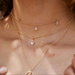 Bryan Anthonys raindrop shaped necklace